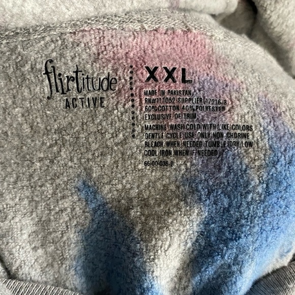 NWT-FLIRTITUDE-OVERSIZED SWEATSHIRT-SIZE XXL - Picture 4 of 6